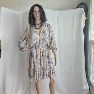 **Floral Boho-Chic Dress by Love Stitch**